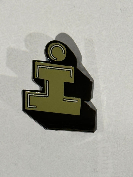 Enamel Pin Letter I