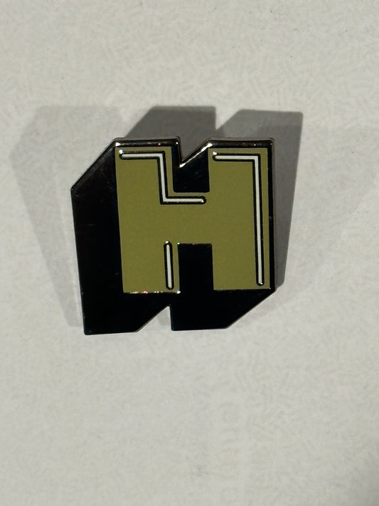 Enamel Pin Letter H