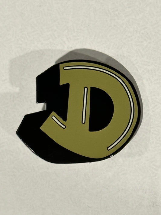 Enamel Pin Letter D